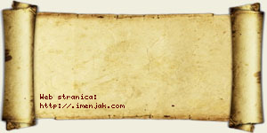 Angelina Srbljanović vizit kartica